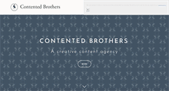 Desktop Screenshot of contentedbrothers.com